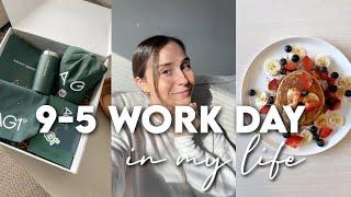 9-5 WORK DAY IN MY LIFE  Realistic Work Routine How I Manage A Full Time Job & Content Creation