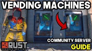 IMPORTANT Vending Machine Commands  Rust Console Community Server GUIDE