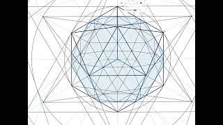 Real-Time Drawing Of A New Way To Construct An Icosidodecahedron