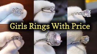 Italian Silver Rings For Girls With Price  Silver Rings Design 2021