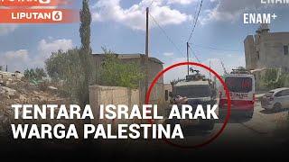 Warga Palestina Diikat dan Diarak Mobil Tentara Israel  Liputan6