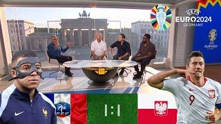 France 1 vs 1 Poland  Frank Lampard Micah Richards share thoughts on Mbappe Les Bleus Lewandowski