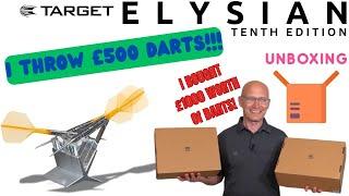 Target ELYSIAN 10 Darts Unboxing Video And Throw With £500 Darts