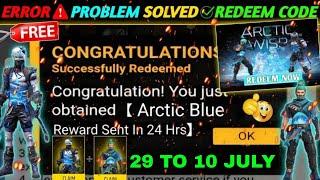 FREE FIRE REDEEM CODE TODAY 1 JULY REDEEM CODE FREE FIRE  FF REDEEM CODE TODAY 1 JULY