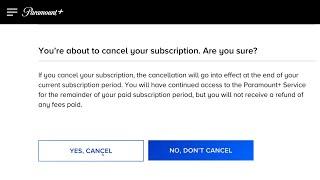 How to Cancel Paramount Plus  Cancel Paramount + Subscription