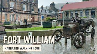 FORT WILLIAM  4K Narrated Walking Tour  Lets Walk 2021