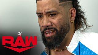 Jey Uso doesnt like Bron Breakker using his spear Raw exclusive Oct. 7 2024