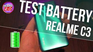  Realme C3 Тест Батареи от 100% до 0% в YouTube  ОБЗОРЫ 2.0