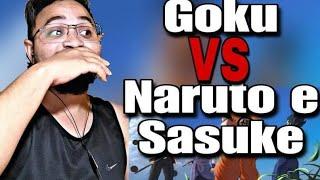 REACT GOKU VS NARUTO E SASUKE - Part 3  Fan Animation Knov99