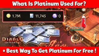 What Is Platinum Used For & How To Get More Platinum For Free In Diablo Immortal