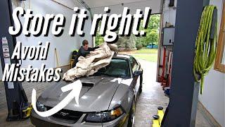 How to Properly Store a Car or Truck and Avoid Mistakes. Long Term or Winter Storage