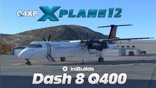 X-Plane 12  FlyJSim Q4XP Dash 8 Q400  KSUN  KSLC