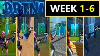 Collect FORTNITE Letters hidden in Loading Screens  Week 1 to Week 6 All Fortnite Letters Chapter 2