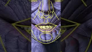 I tried the perfect face on Thanosthe results are unbelievable SWISA #shorts #fyp #thanos #draw