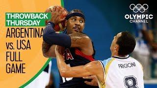 Argentina v USA - Beijing 2008 - Basketball Replays  Throwback Thursday