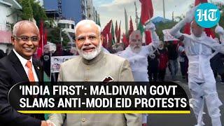 Maldivian Govt Decries India Out Protests Says Wont Tolerate Hatred Against Modi...  Watch