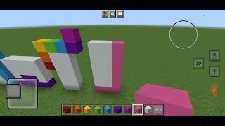 building numberblocks in minecraft