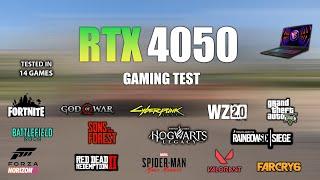 RTX 4050 Laptop  Test in 14 Games - RTX 4050 Gaming