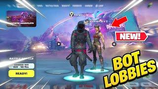 How To Get BOT LOBBIES In Fortnite Chapter 5 Season 3 WORKS