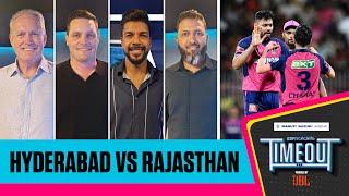 IPL 2024 - SRH vs RR  Timeout LIVE  Do SRH have enough on the board?