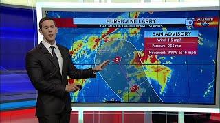 Hurricane Larry intensifies to major Category 3 storm