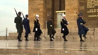 Changing of the Guard at Ataturks Mausoleum Ankara Turkey