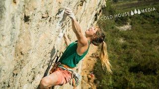 Charlotte Climbs China Climb 8b+ At White Mountain  Cold House Media Vlog 81