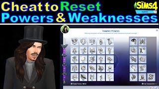 How to Cheat to Reset Vampire Powers and Weaknesses