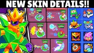 All the New Skins Animation Price Custom Pins & More  #classicbrawl