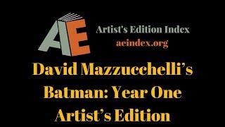 David Mazzucchelli’s Batman Year One Artist’s Edition flip through