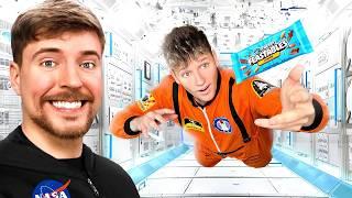 I Took MrBeast’s Chocolate Bar to Space