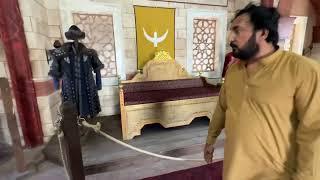 Anjum Saroya Visits Ertugrul Ghazi Drama Set   Complete Set of  Dirilis Ertugrul  Ertugrul Gazi