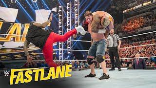 John Cena & LA Knight vs. Jimmy Uso & Solo Sikoa WWE Fastlane 2023 highlights