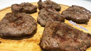 Əti necə ləzzətli bişirək?Lokum gibi bonfile.Как приготовить стейк? Steak.