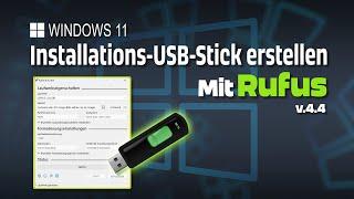 Windows 11 Installations-USB-Stick erstellen mit Rufus  EINFACH ERKLÄRT