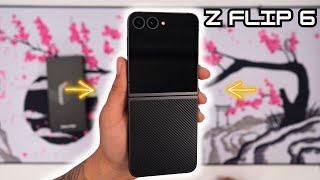 Galaxy Z Flip6 Black Unboxing Setup and First Impressions  Crafted Black