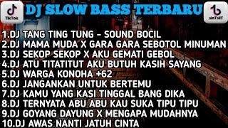 DJ SLOWBASS TERBARU 2024  DJ TANG TING TUNG  DJ MAMA MUDA X GARA GARA SEBOTOL MINUMAN  DJ SEKOP