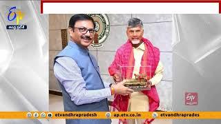 చంద్రబాబుతో ద.మ రైల్వే జీఎం అరుణ్ కుమార్ జైన్ భేటీ  South Central Railway GM Meets CM Chandrababu