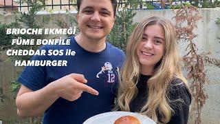 BRIOCHE EKMEĞİ  FÜME BONFİLE ve CHEDDAR SOS İLE HAMBURGER YAPIMI  5 SAAT SÜRÜYOR 