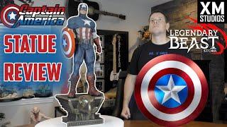 LEGENDARY BEAST & XM STUDIOS 13 Scale CAPTAIN AMERICA Statue UNBOXING & REVIEW