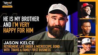 Jason Kelce describes new NFL role thoughts on KC 3-peat life under microscope & Kylie The Pivot