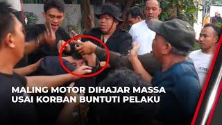 Maling Motor di Sunter Dihajar Massa Usai Dibuntuti Korban  OneNews Update