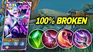 FINALLY PERFECT BUILD FOR ALICE SOLO RANK GAME THIS NEW SEASON You Must try - Mobile Legends