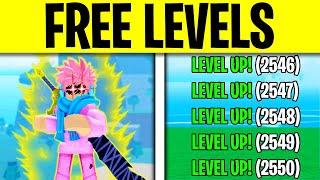 How to Get LEVEL 2550 in ONE WEEK in Blox Fruits For Free  Roblox Blox Fruits