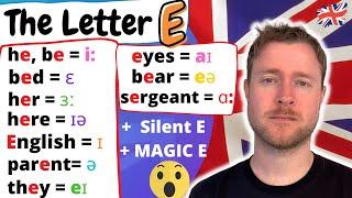 English Pronunciation  The Letter E  11 Ways to Pronounce the Letter E in English