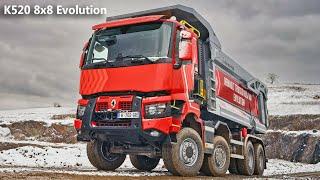 2023 Renault Trucks K520 8x8 Evolution driving