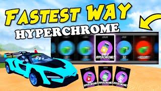 FASTEST WAY How to GET HYPERCHROME Best Tips and Tricks Roblox Jailbreak