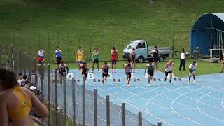 TRUPIA finalista  in 10.96 - 100m batteria 4 - CHIURO - CAMPIONATI REGIONALI PISTA ALLIEVI 2024