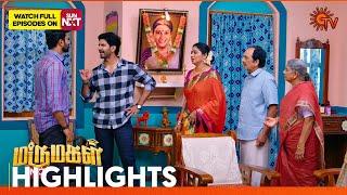 Marumagal - Highlights  06 July 2024  Tamil Serial  Sun TV