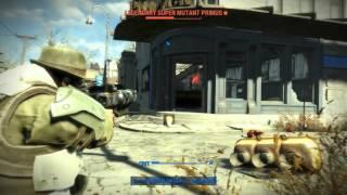 Fallout 4  Legendary Super Mutant Primus gameplay